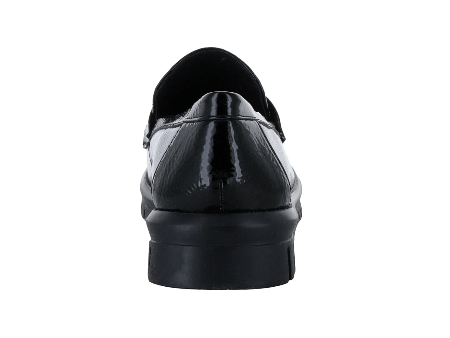 Zapatos Planos Clinton Charol Negro para Mujer