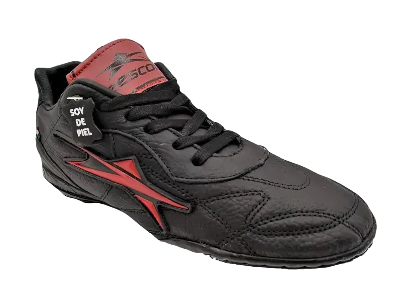 Tenis de Fútbol EESCORD Negro Rojo para Niño