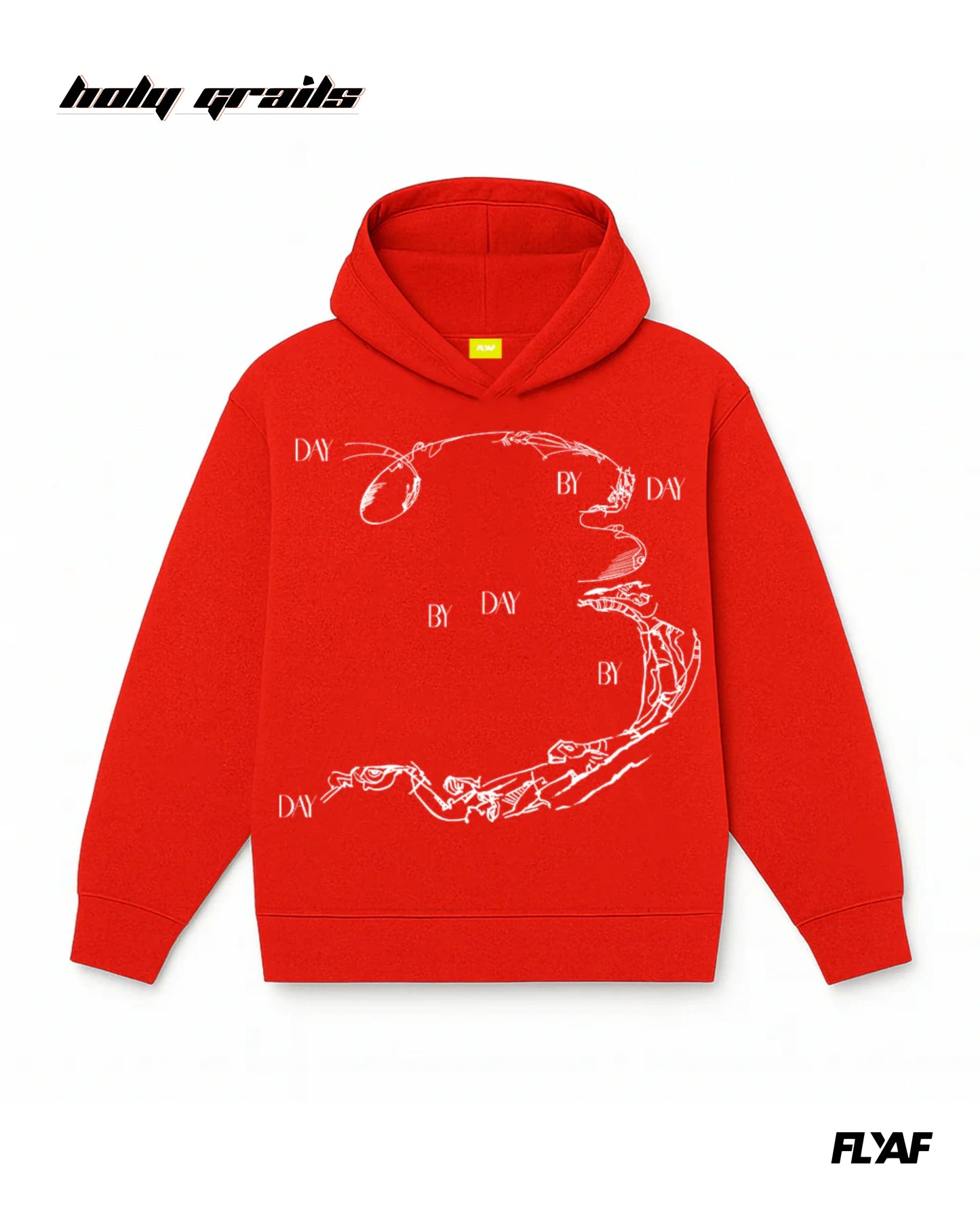 Enigma Gaze Red Hoodie HG x FLYAF