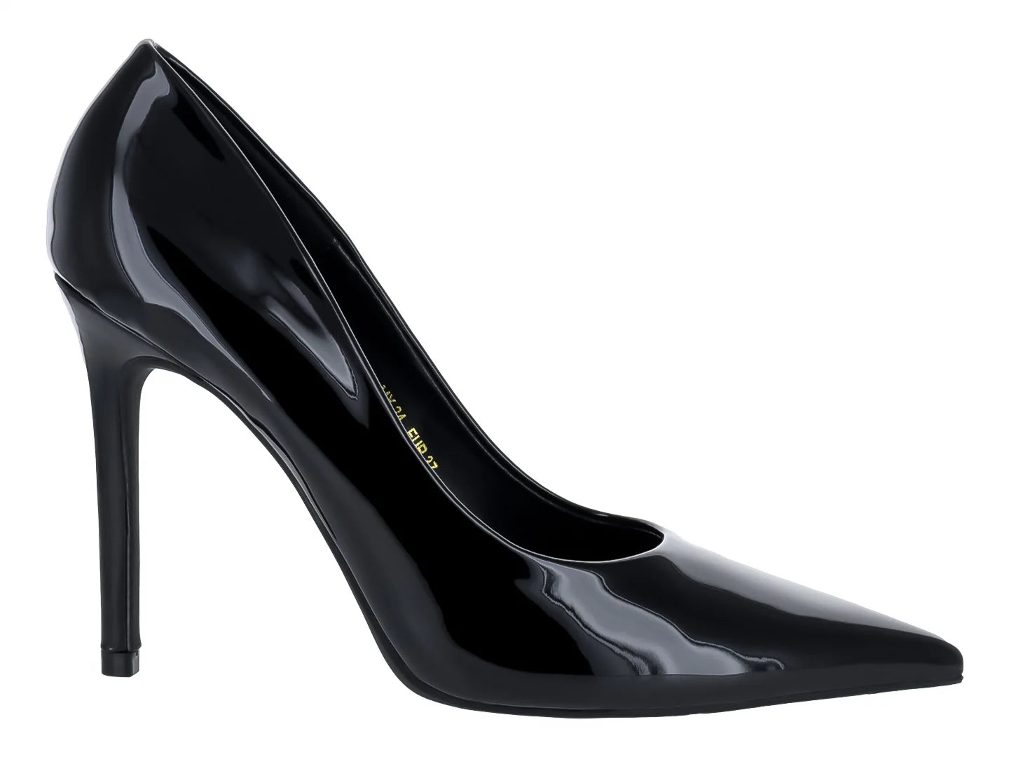 Zapatillas Stiletto Perugia Negro Charol para Mujer