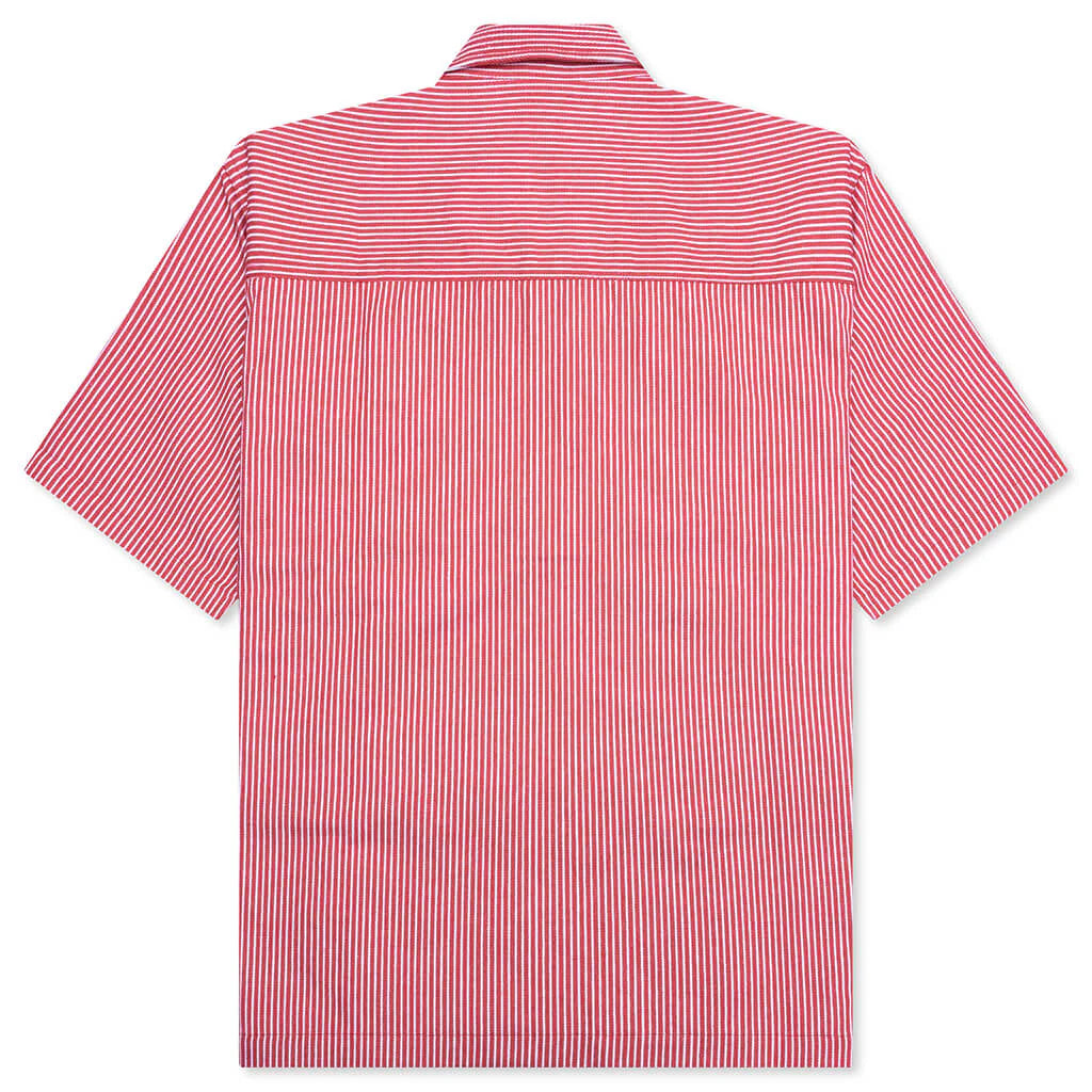 Smith 3 4 Zip Shirt Red