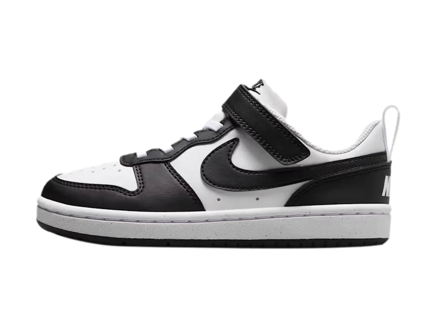 Tenis Nike Court Borough Low Blanco y Negro para Niño