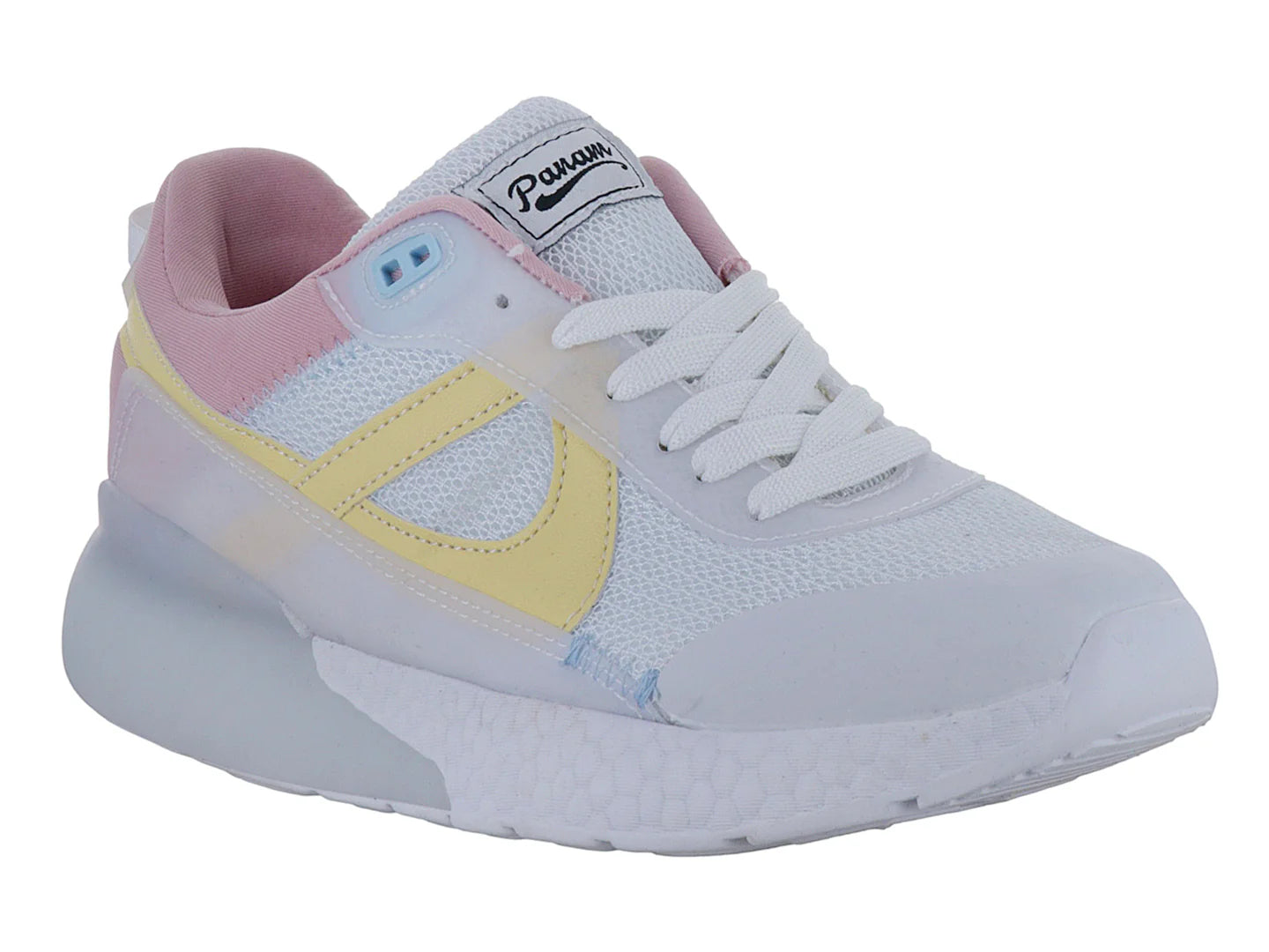 Tenis Panam Blanco Amarillo para Mujer