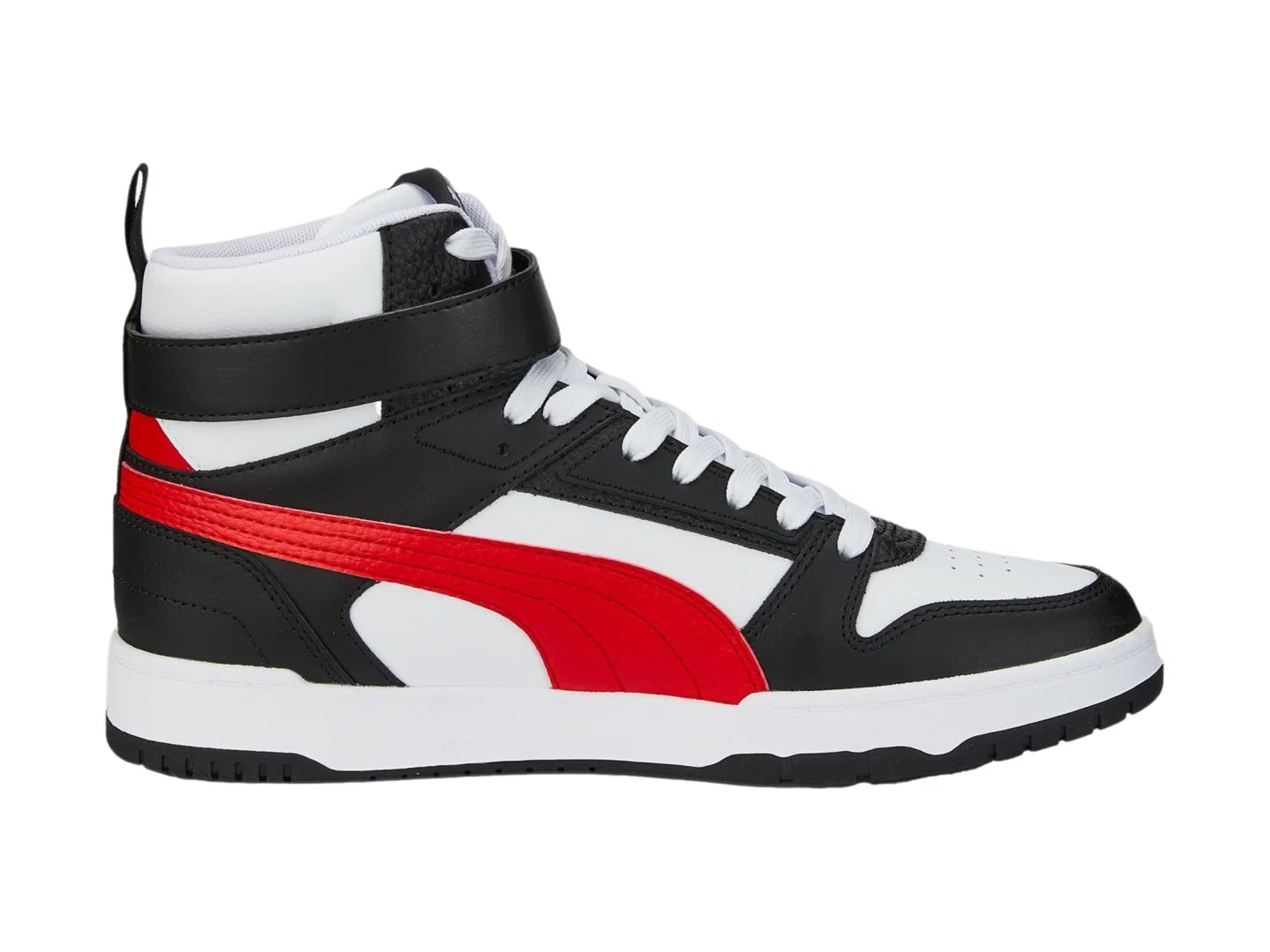 Tenis PUMA RBD Game Blanco Rojo y Negro para Hombre