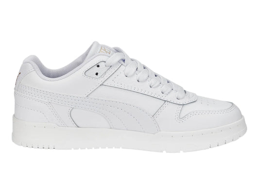 Tenis PUMA RBD Game Low Blanco y Dorado para Niño