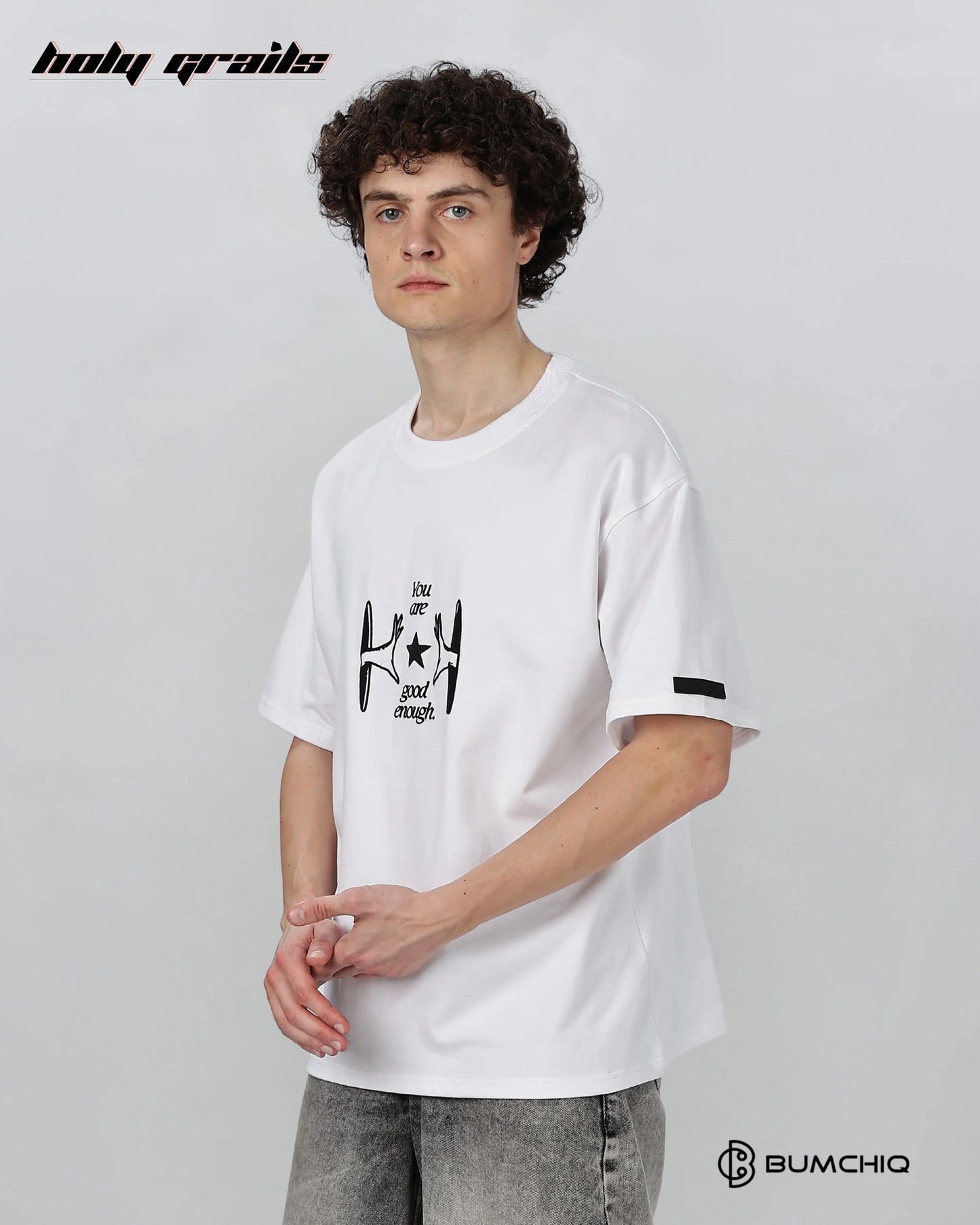 Muse Era White Oversize Tee HG x Bumchiq