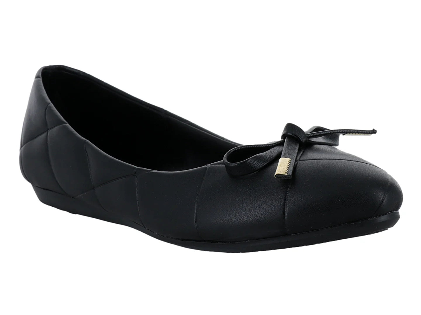 Zapatos Planos MeliAna Capitonados Negros para Mujer