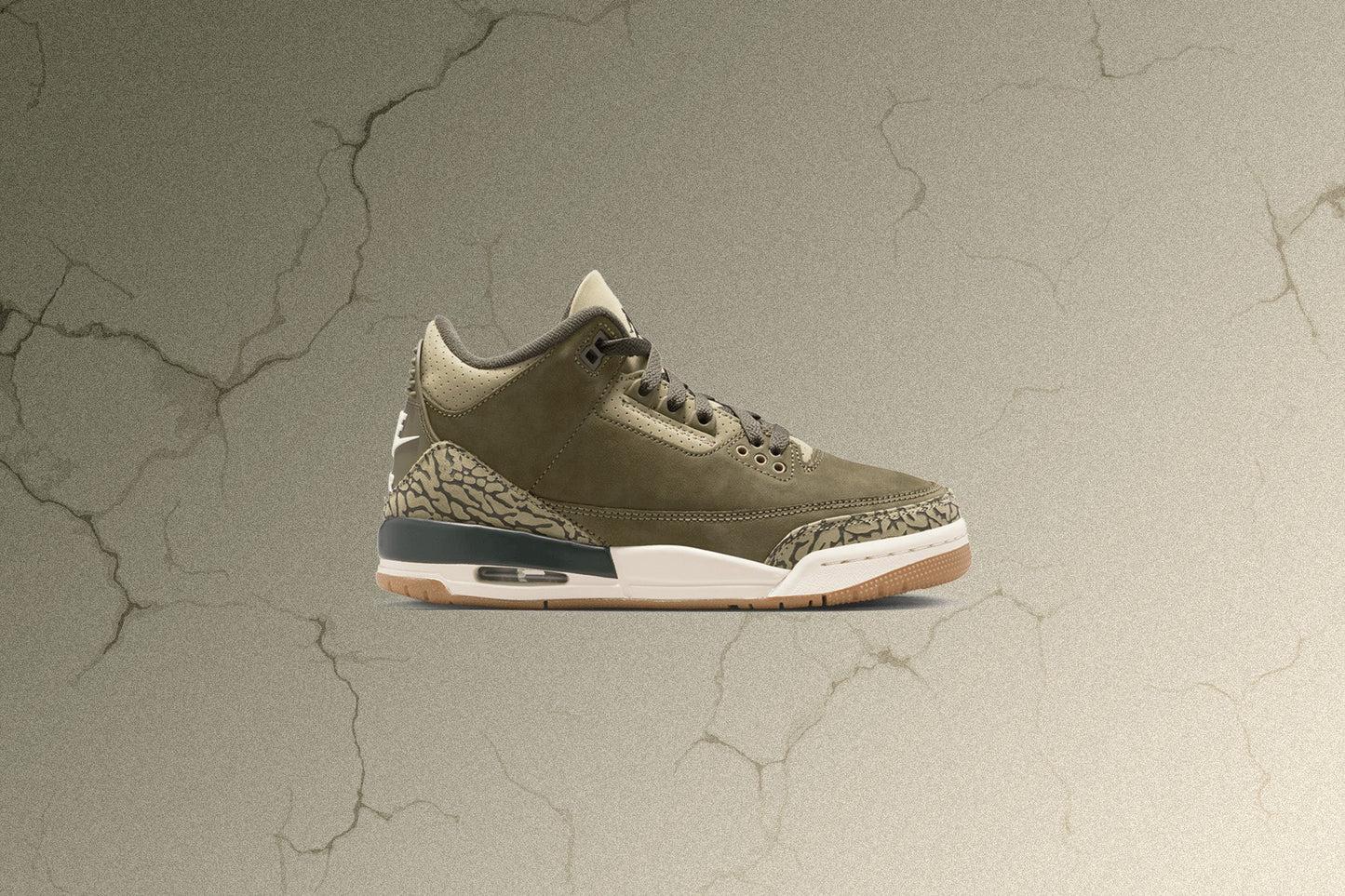 Air Jordan 3 Retro Family Affair GS Medium Olive Neutral Olive Sequoia