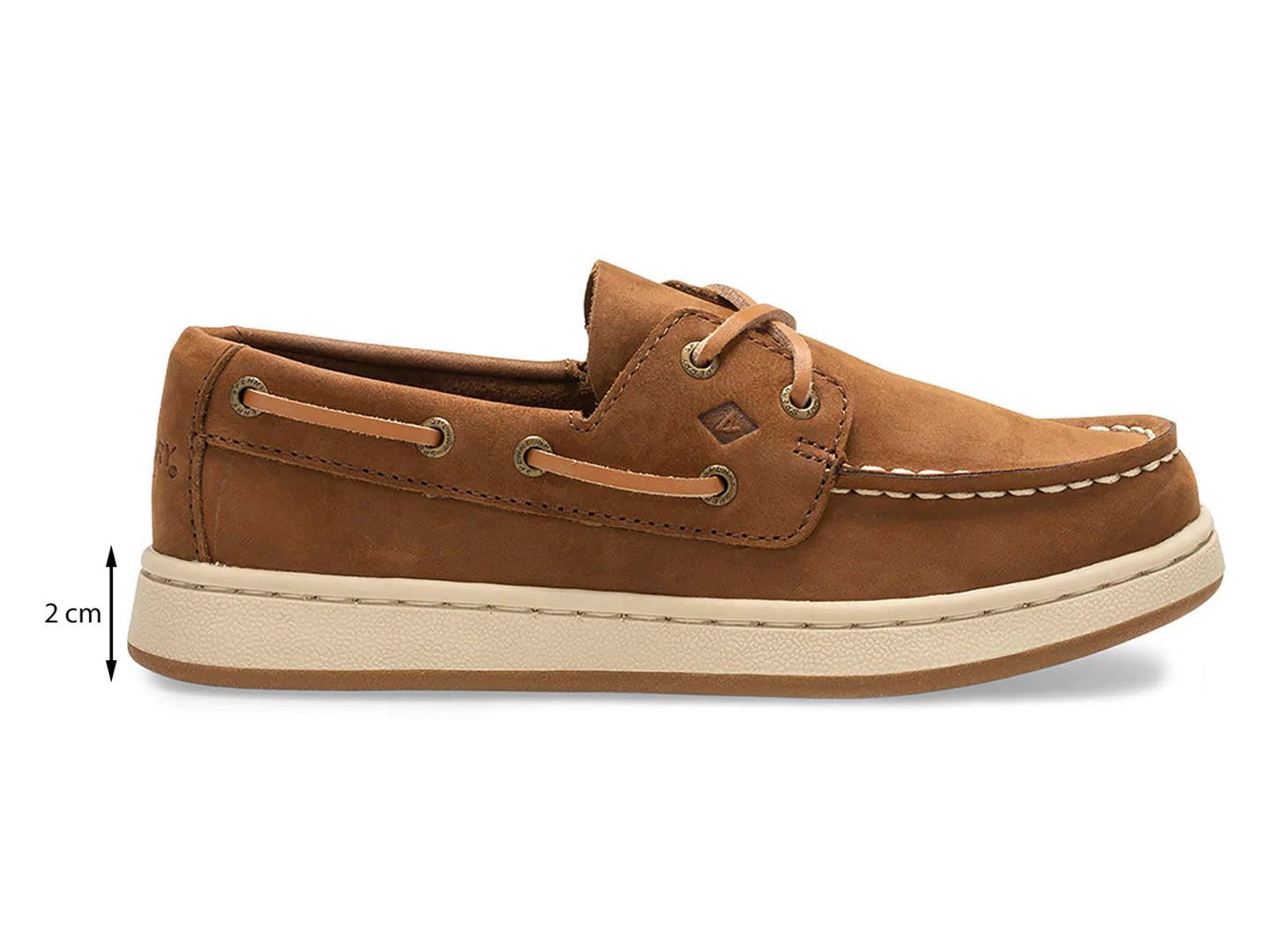 Zapatos Sperry Cup II Café para Niño