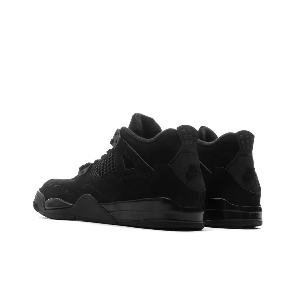 Air Jordan 4 Retro Black Cat PS Black Light Graphite