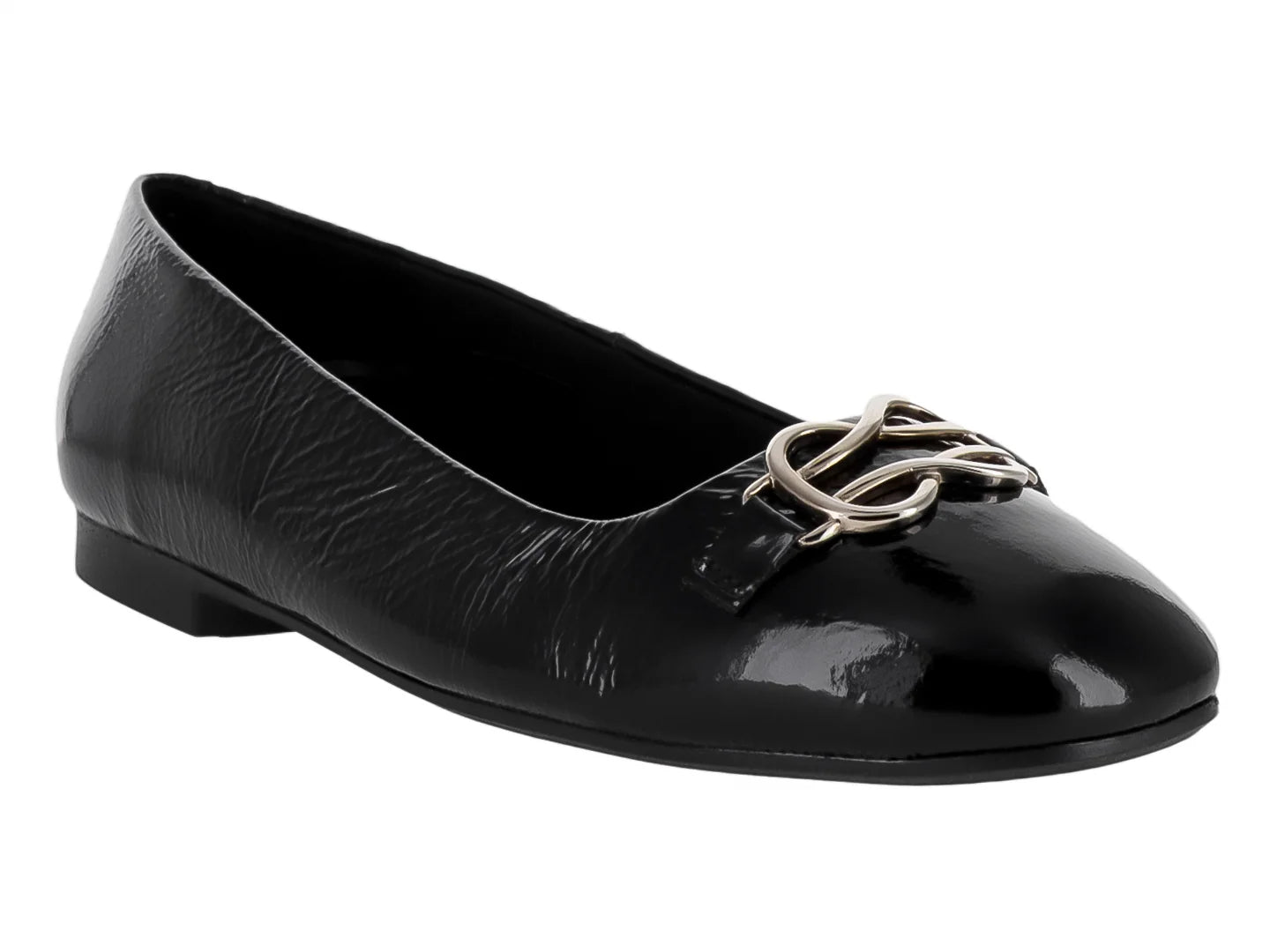 Zapatos Planos Vicenza Negro Charol para Mujer