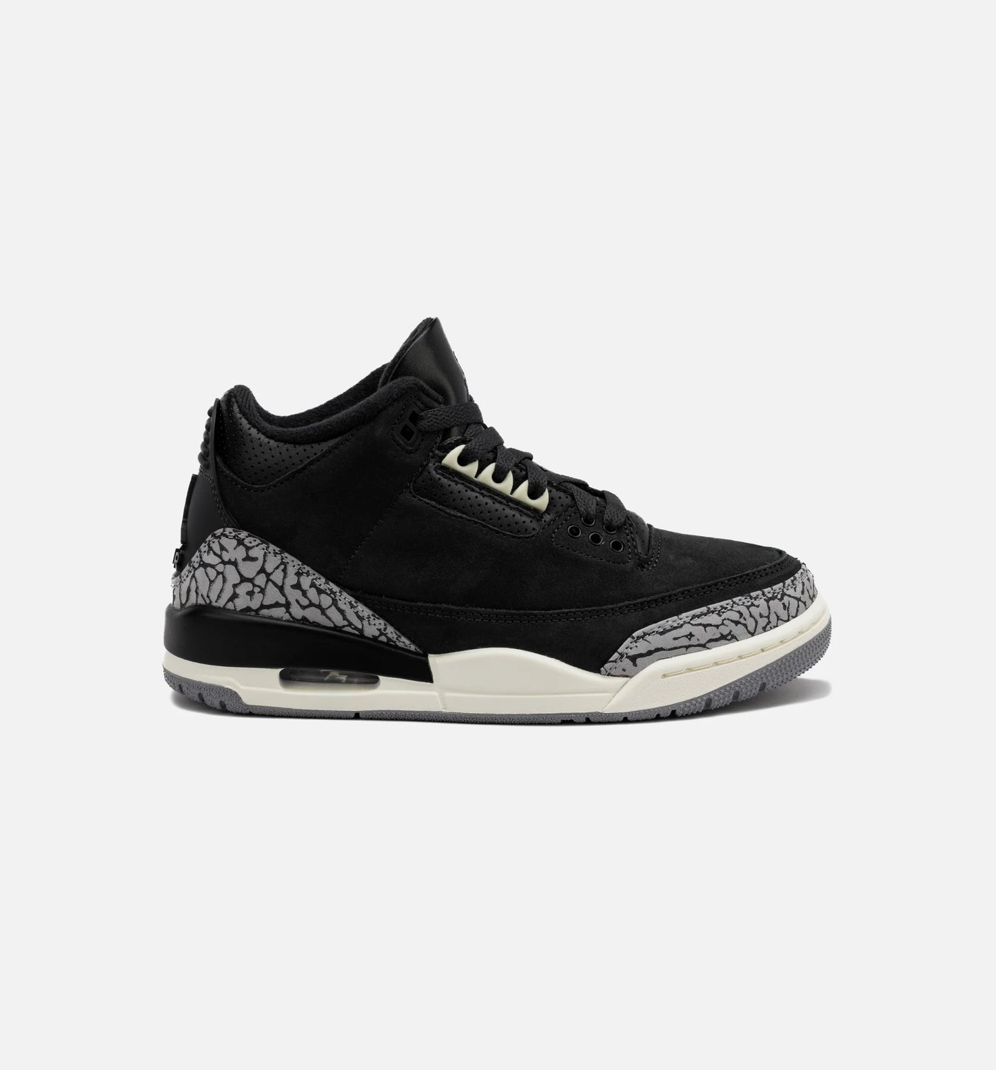 Air Jordan 3 Retro Off Noir Womens Lifestyle Shoe Off Noir Black Coconut Milk Cement Grey