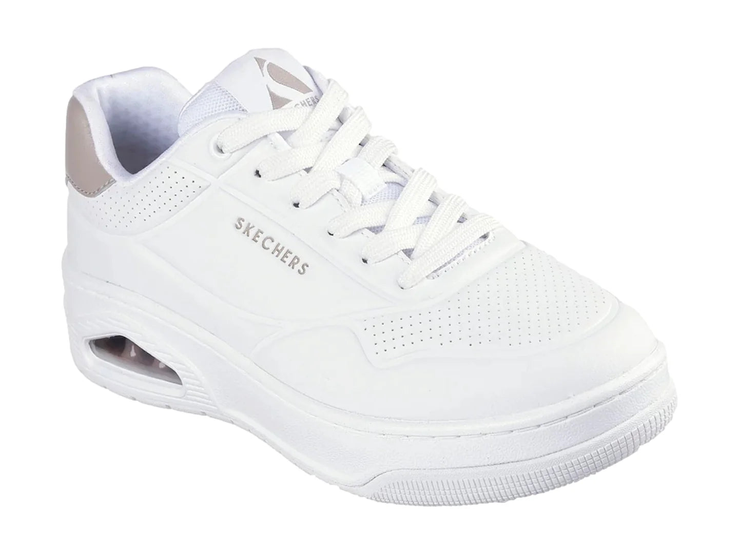 Tenis Skechers Uno Court Blanco para Mujer