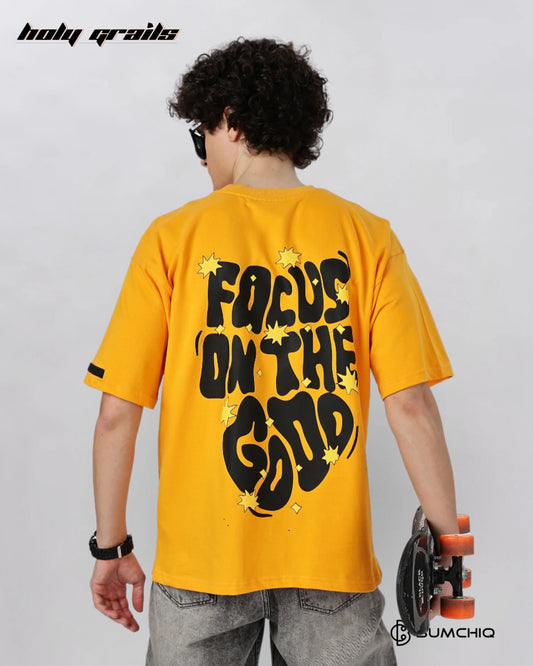 Focus Good Yellow Oversize Tee HG x Bumchiq