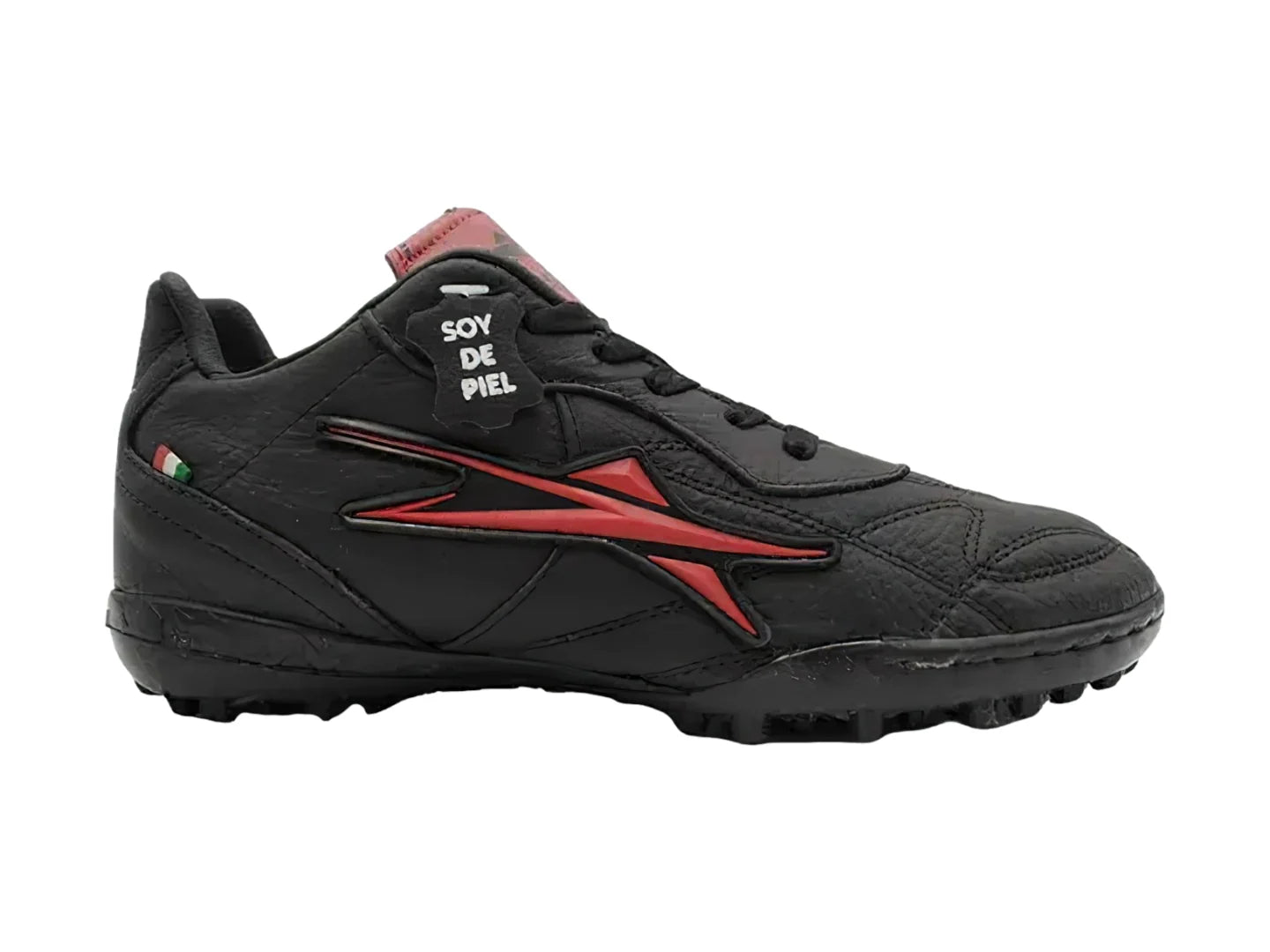 Tenis de Fútbol EESCORD Negro Rojo para Niño