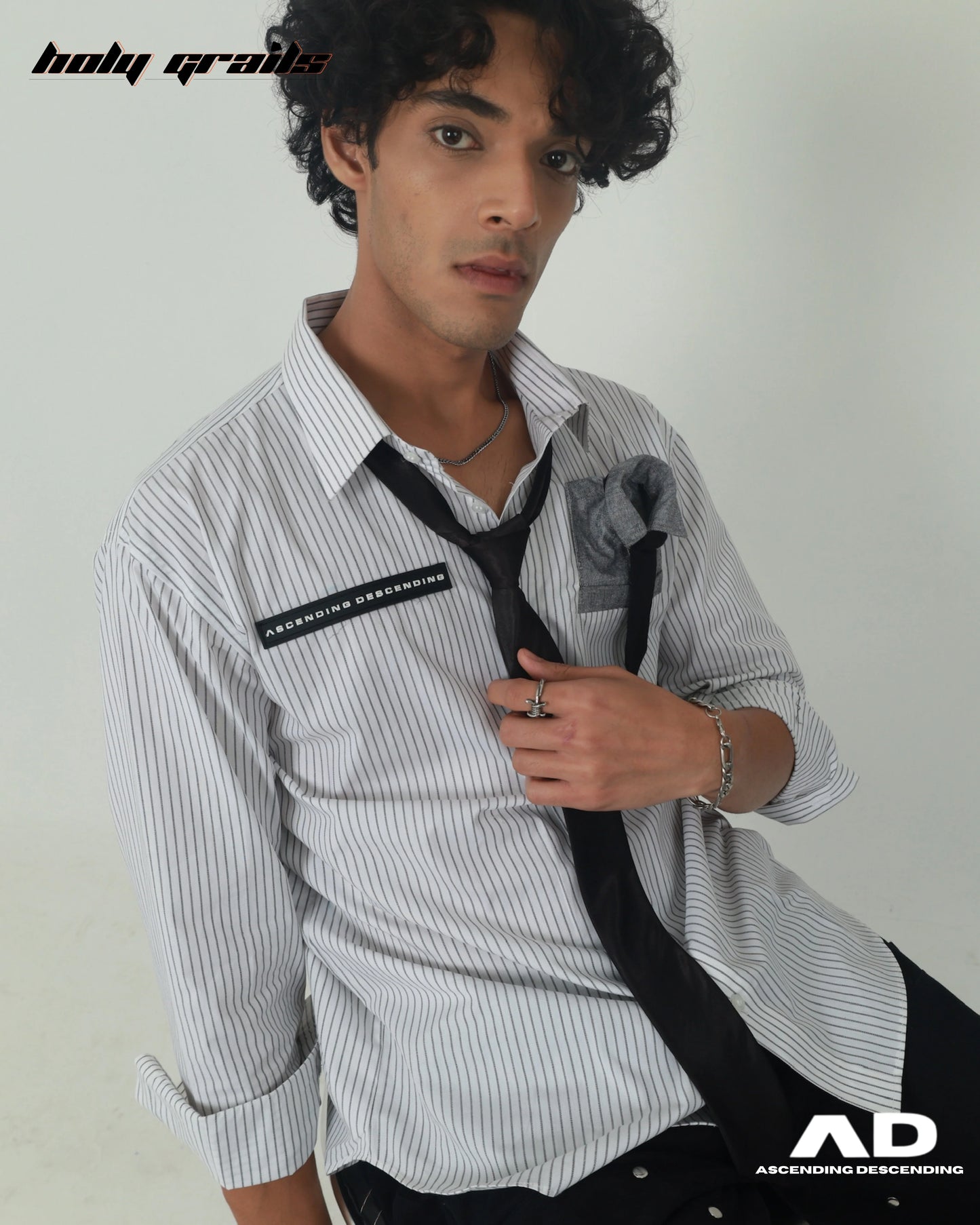 Pocket Square Striped Shirt HG x AD