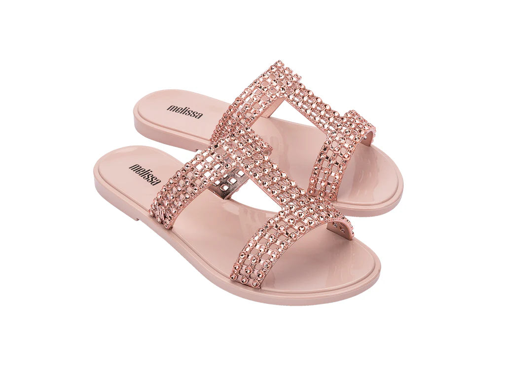 Sandalias Melissa Glowing Slide Rosa para Mujer
