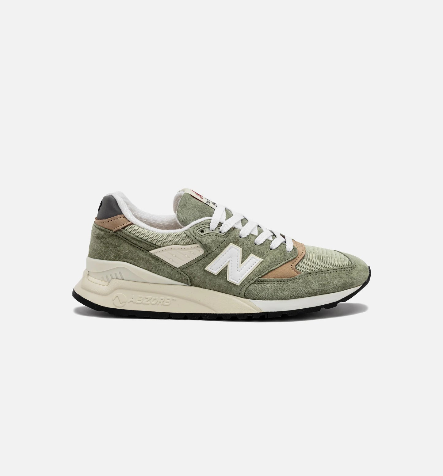 Made In USA 998 Olive Mens Lifestyle Shoe Olive