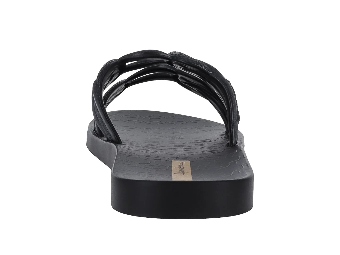 Sandalias Ipanema Negro Plata para Mujer