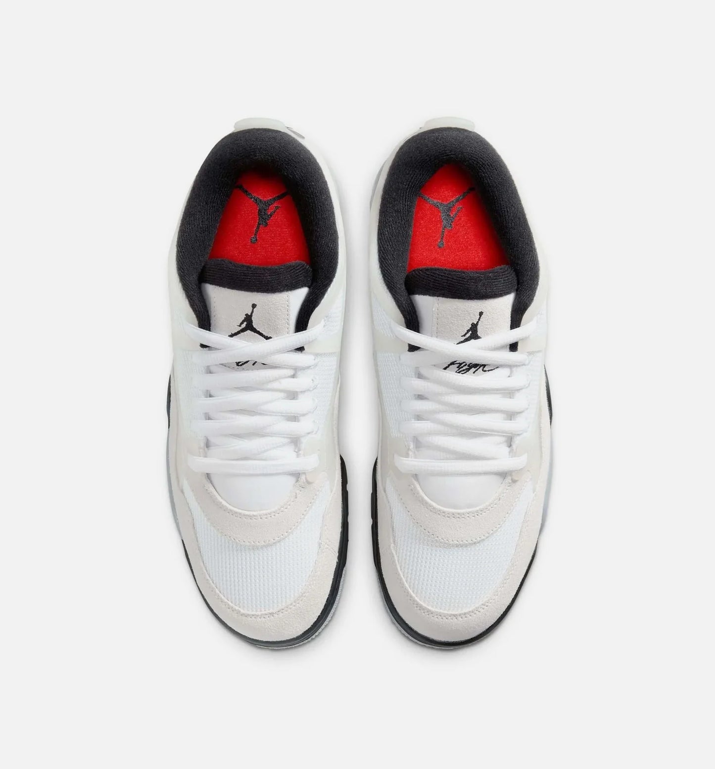 Air Jordan 4 RM Mens Lifestyle Shoe White Infrared 23 Light Smoke Grey Black