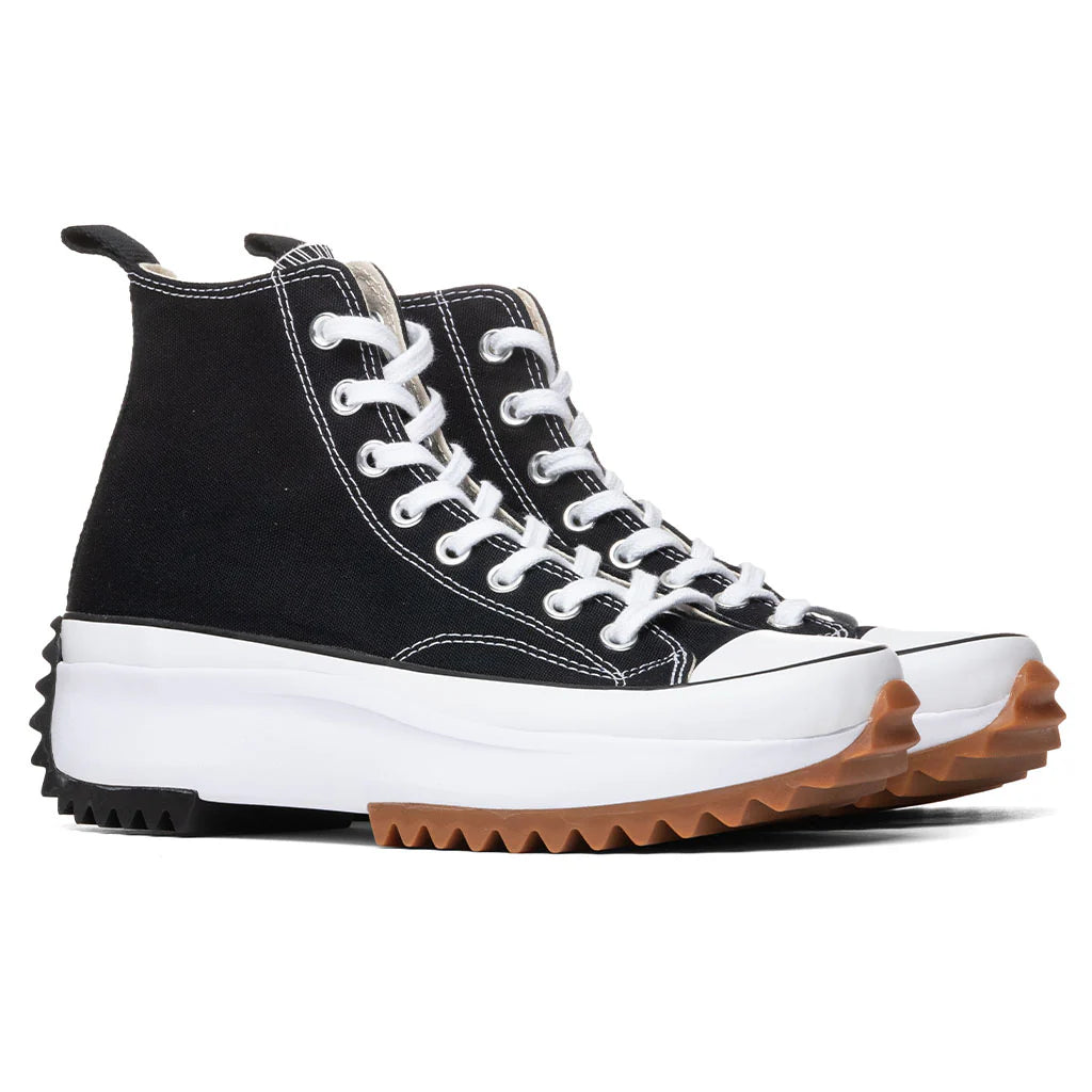 Run Star Hike Hi Black White