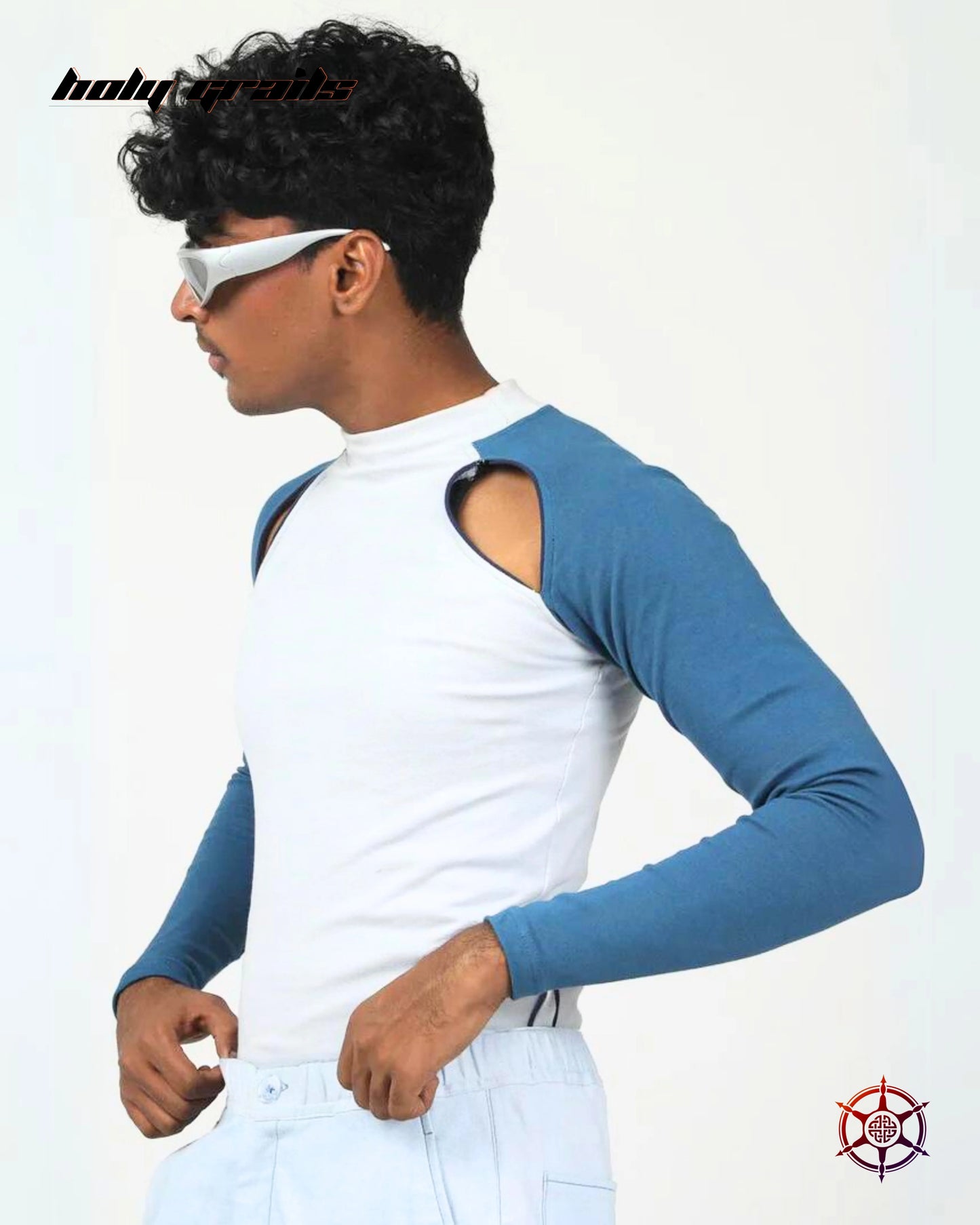 Arctic Wave Keyhole Top HG x Duskin