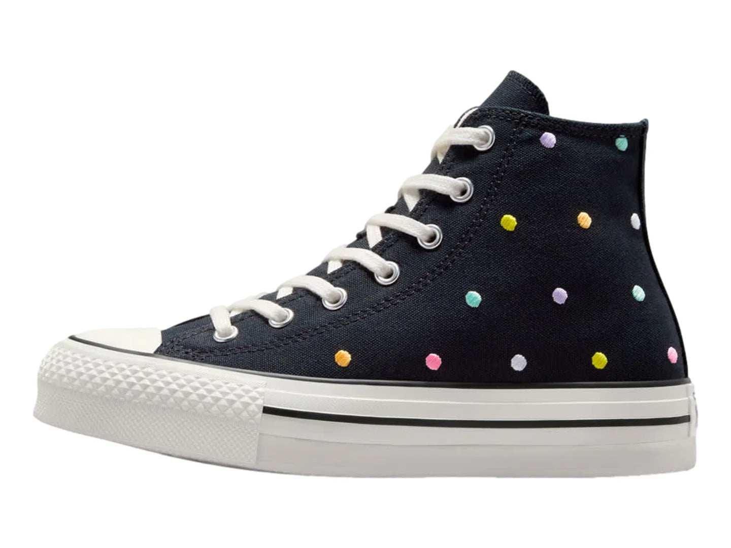 Tenis Converse Chuck Taylor All Star Negro y Blanco para Niña