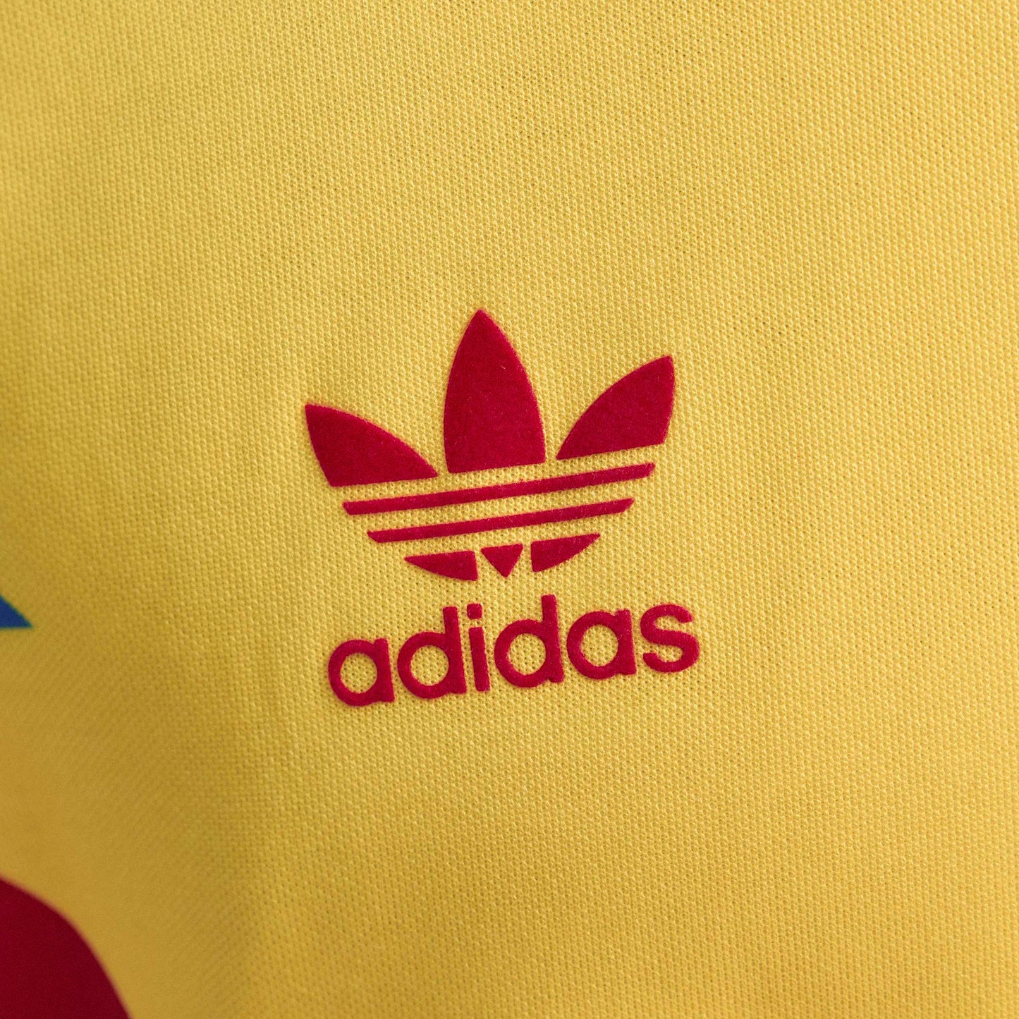 adidas Colombia Away Mens Soccer Jersey 1990 Gold
