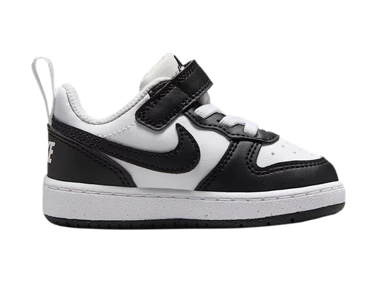 Tenis Nike Court Borough Low Recraft Blanco y Negro para Niño
