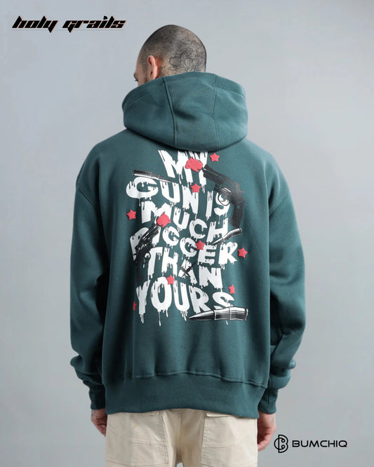 Guns Roses Dark Teal Hoodie HG x Bumchiq