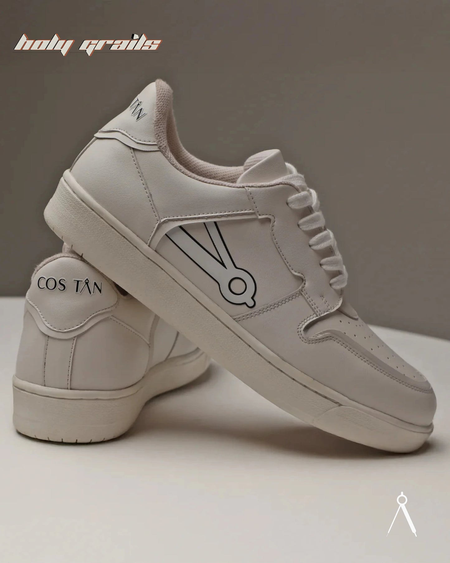Theta Monotone White Sneaker HG x Cos Tan