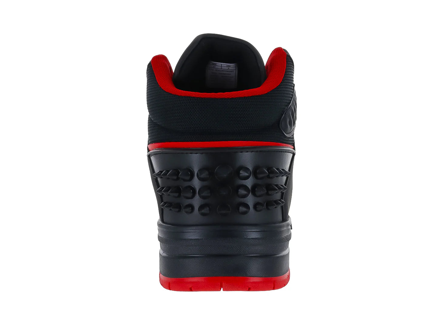 Botines Deportivos Clasben Negro y Rojo para Hombre