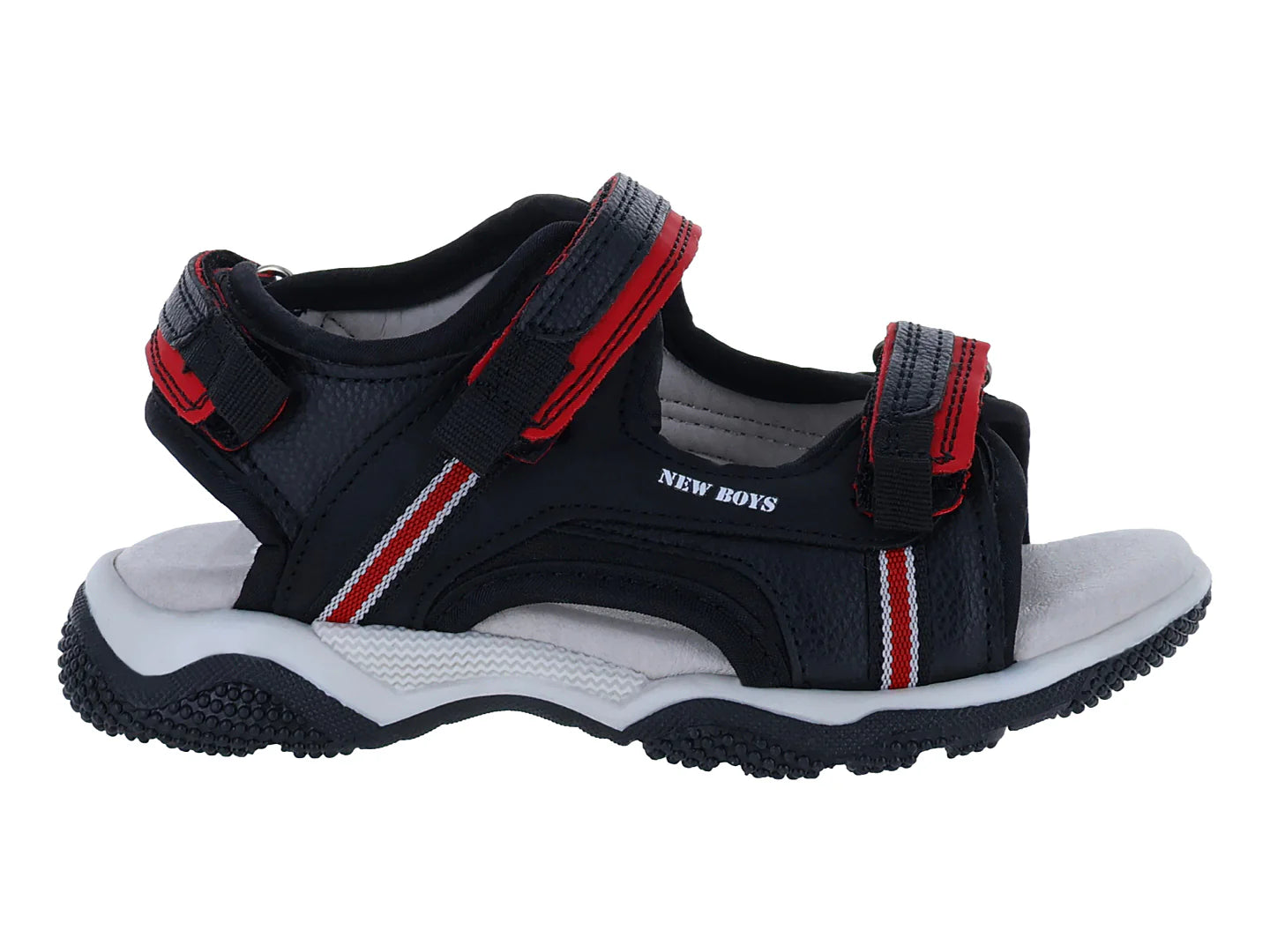 Sandalias New Boys Negro para Niño