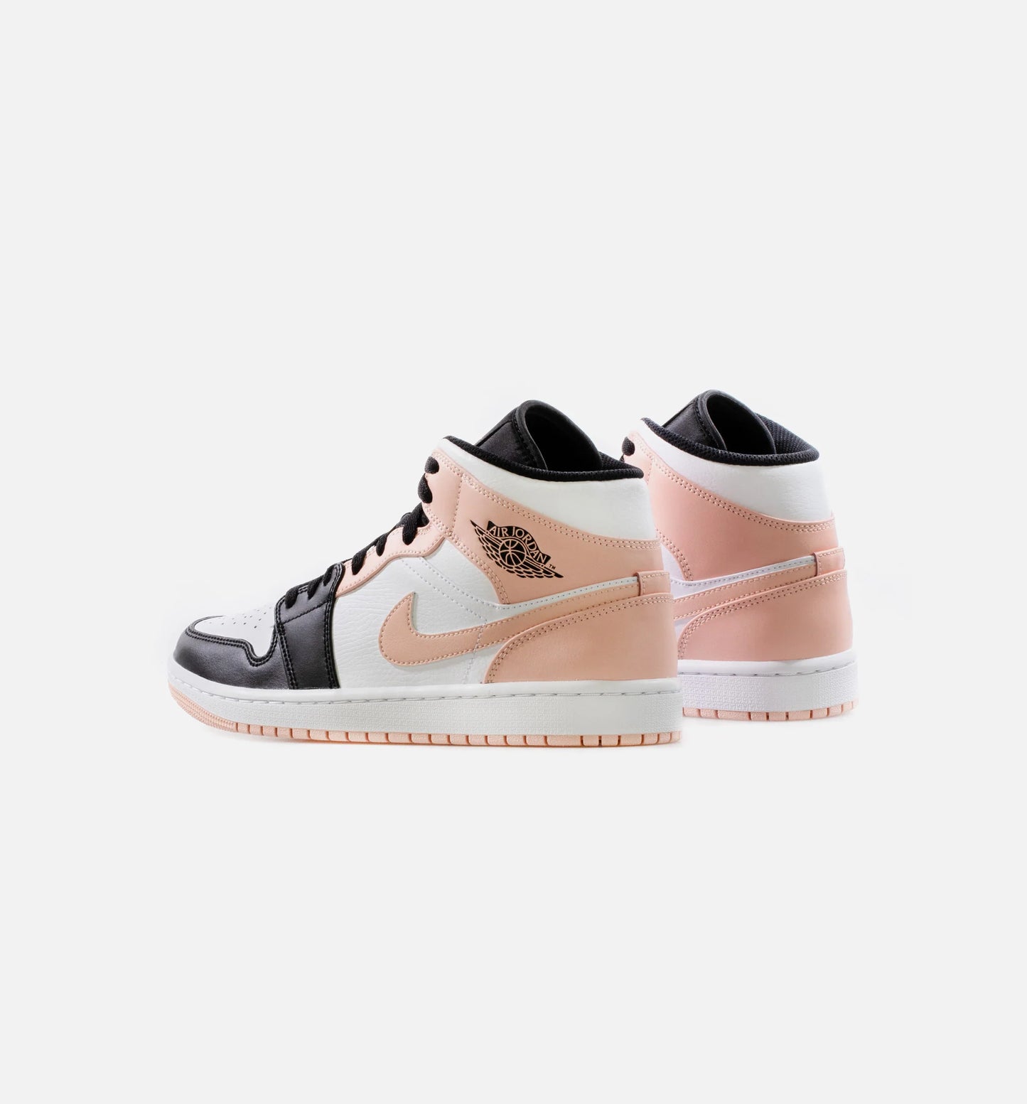 Air Jordan 1 Mid Arctic Orange Mens Lifestyle Shoe White Black Arctic Orange