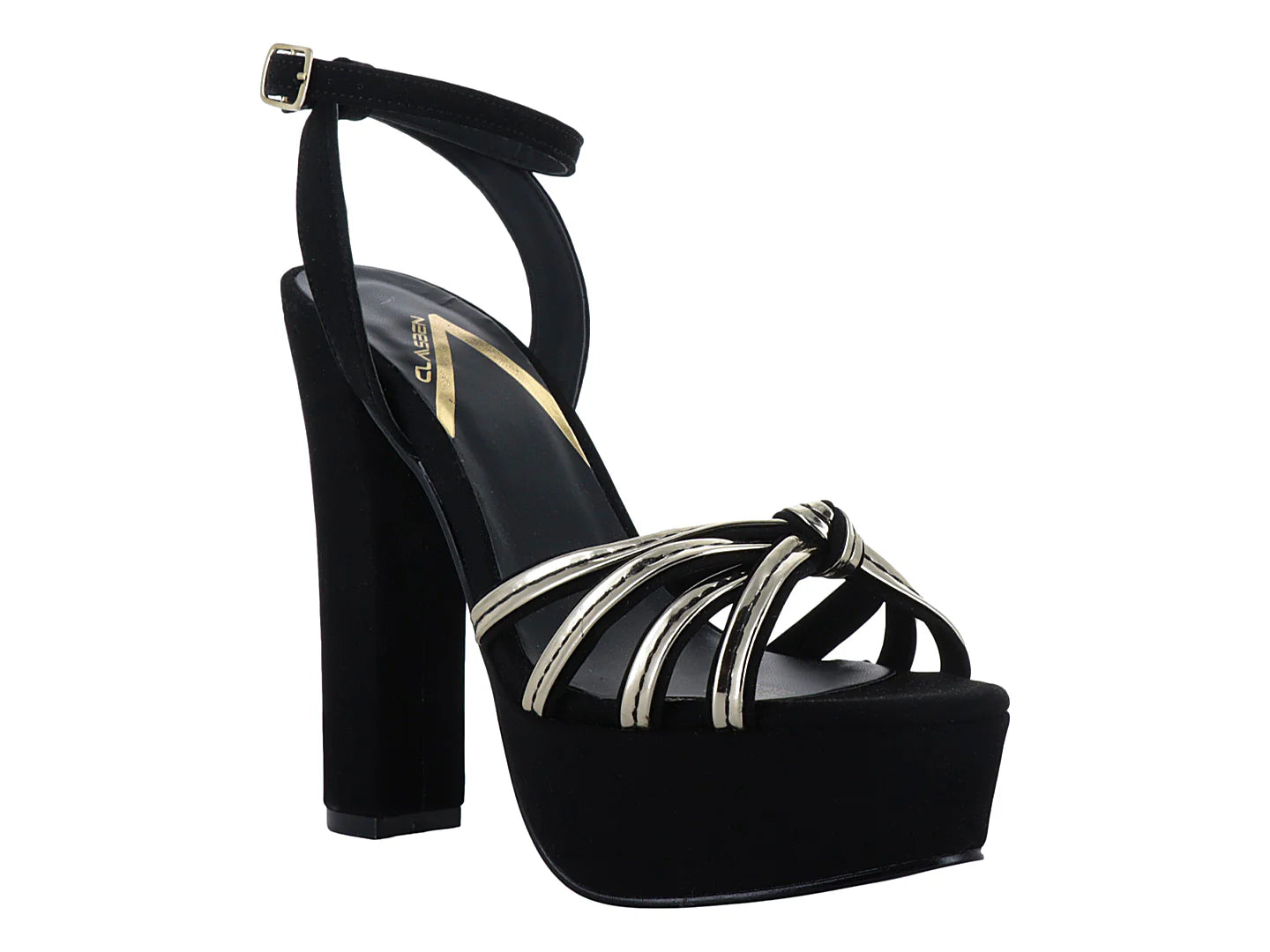 Zapatillas de Fiesta Clasben Color Negro para Mujer