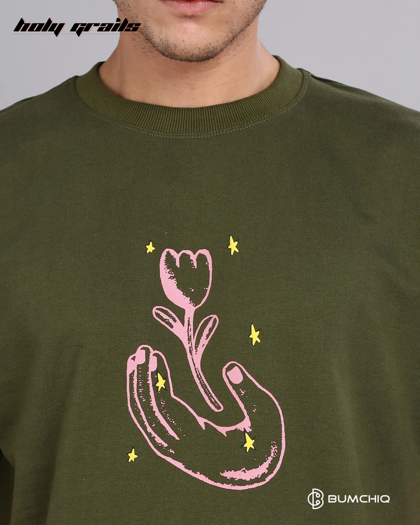 Luv Known Green Oversize Tee HG x Bumchiq