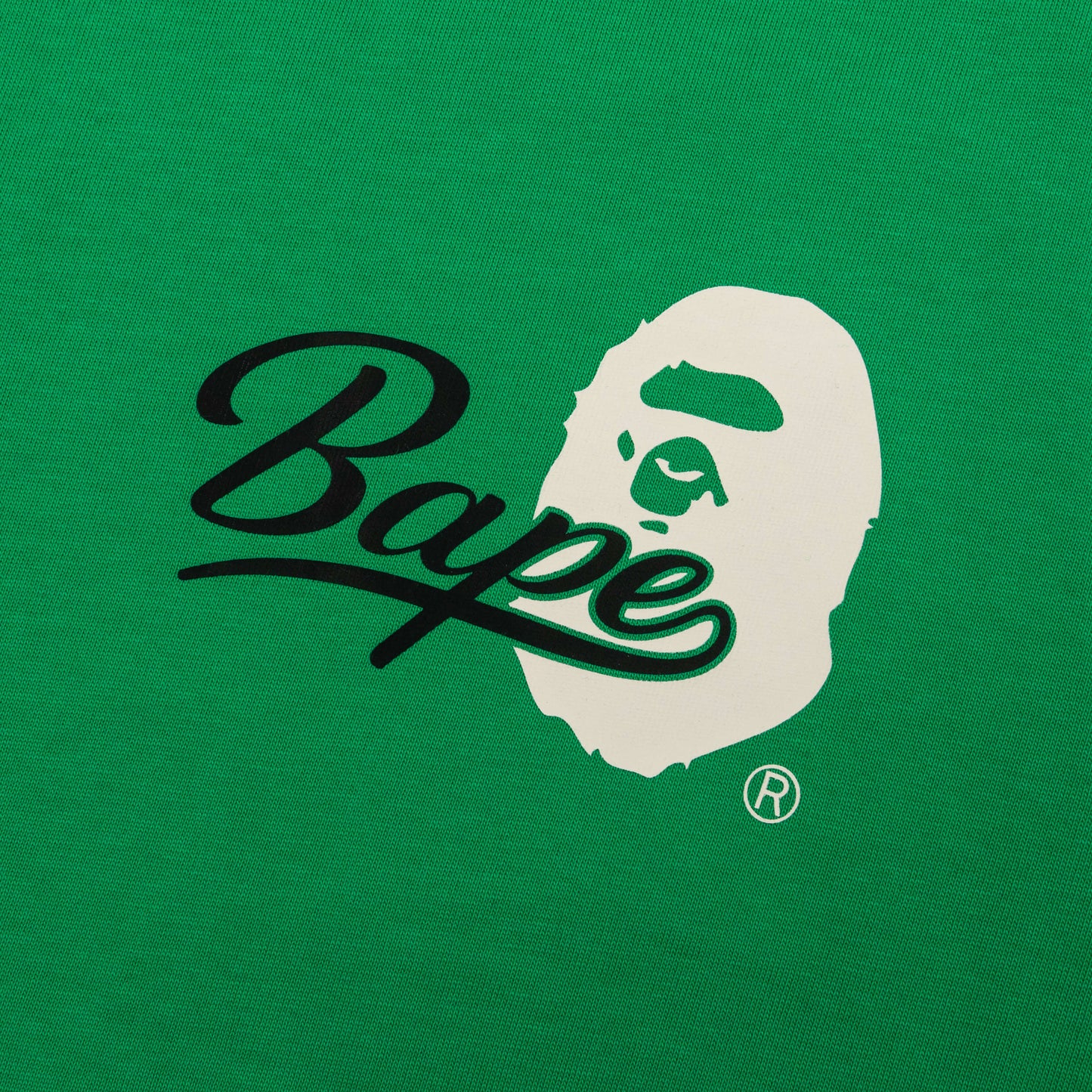 Cursive College Logo Relaxed Fit Tee Green