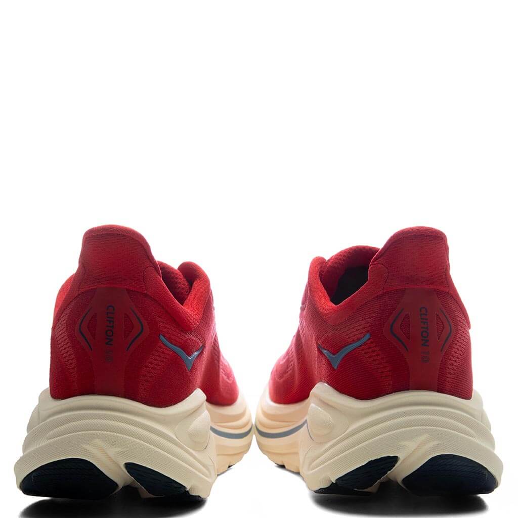 Womens Clifton 10 Vermillion Varsity Navy