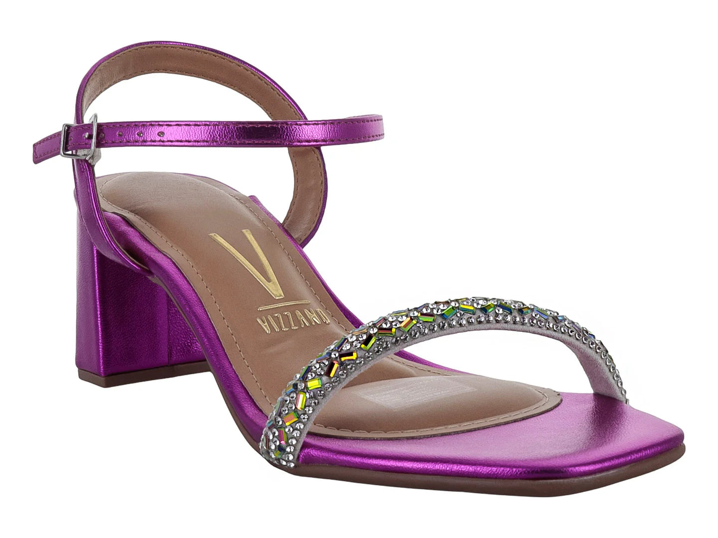 Sandalias Vizzano Multicolor con Tacón Cuadrado para Mujer
