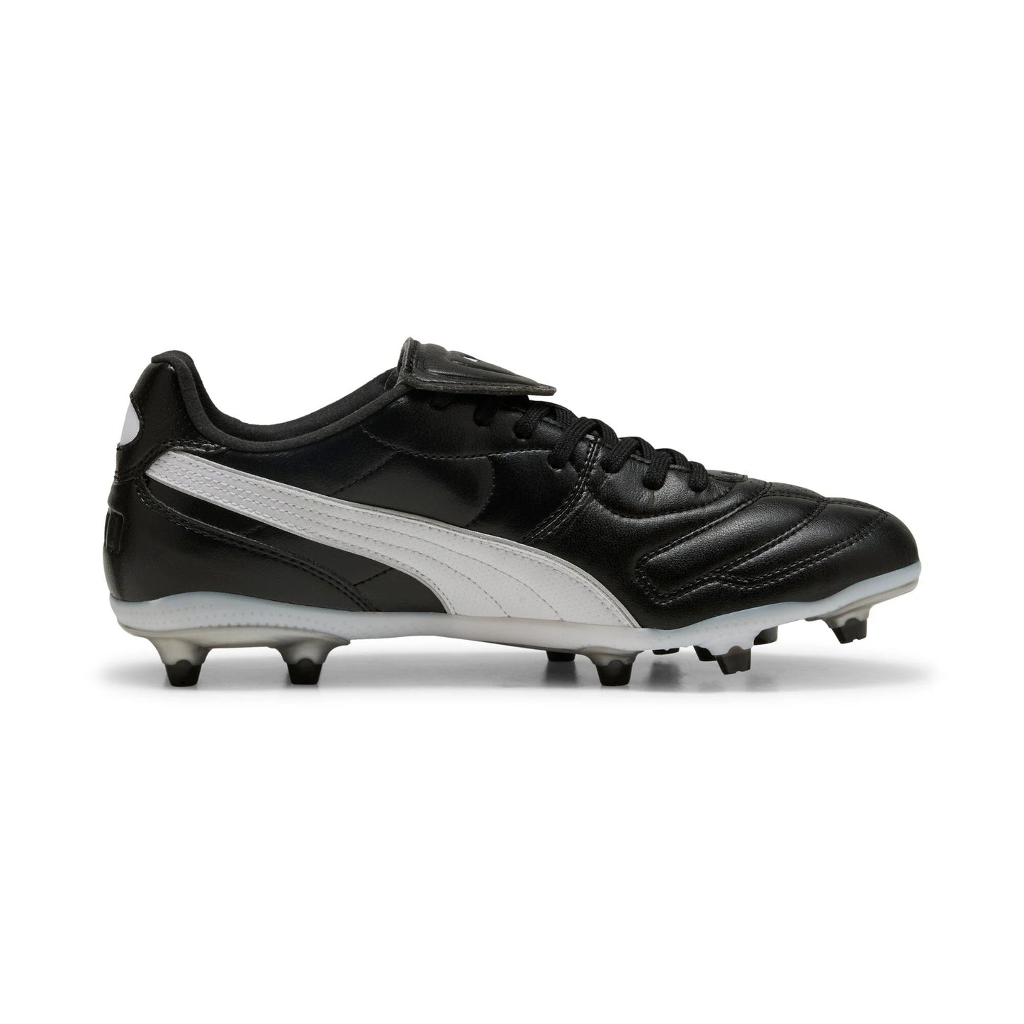 PUMA King Liga FG AG Firm Multi Ground Soccer Cleats Black White