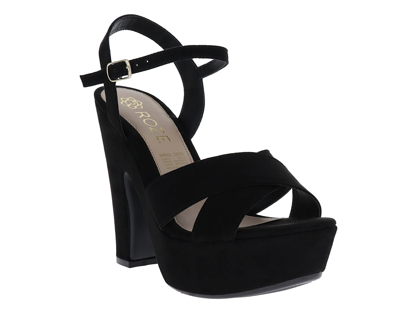 Sandalias de Plataforma ROZE Negro para Mujer