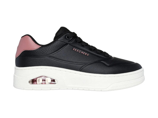 Skechers Tenis Uno Court Negro para Mujer