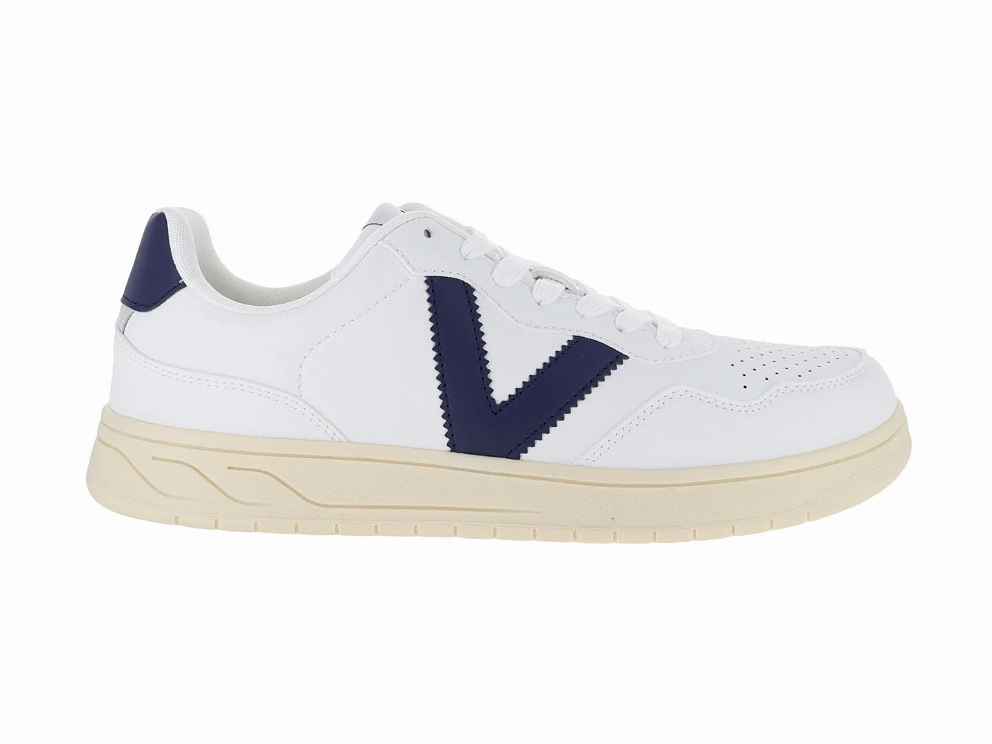 Tenis Victoria Blanco y Azul Marino para Hombre