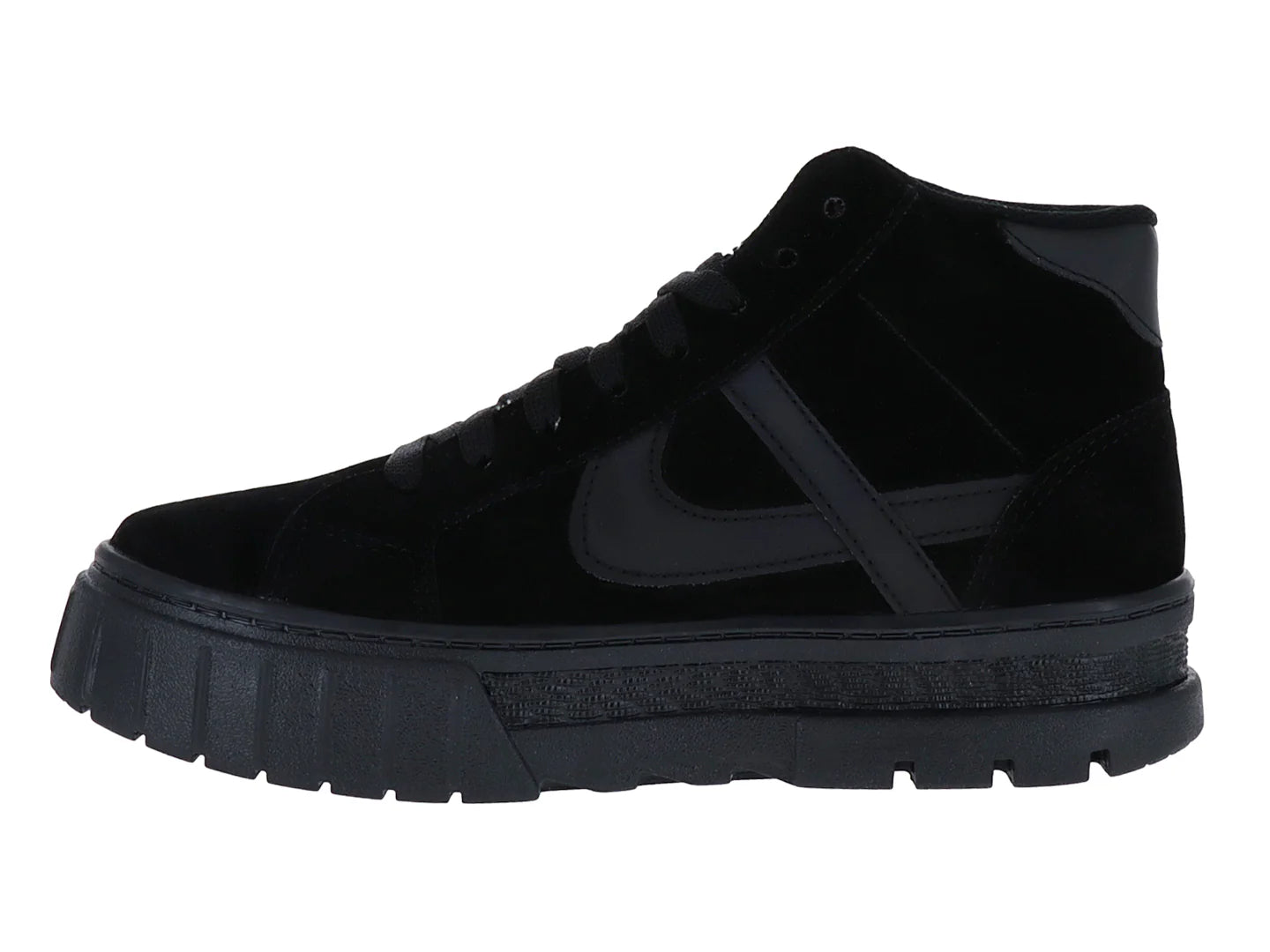 Tenis Panam Negros Plataforma para Mujer