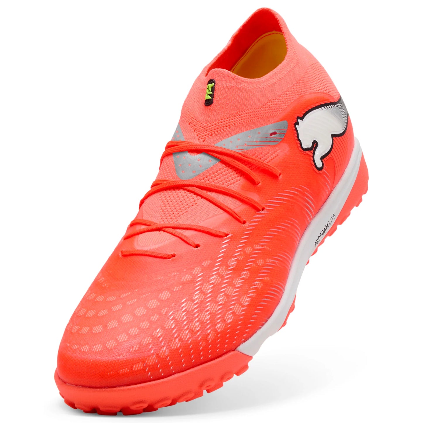 PUMA Future 9 Pro Cage Turf Mens Soccer Cleats Red Black White