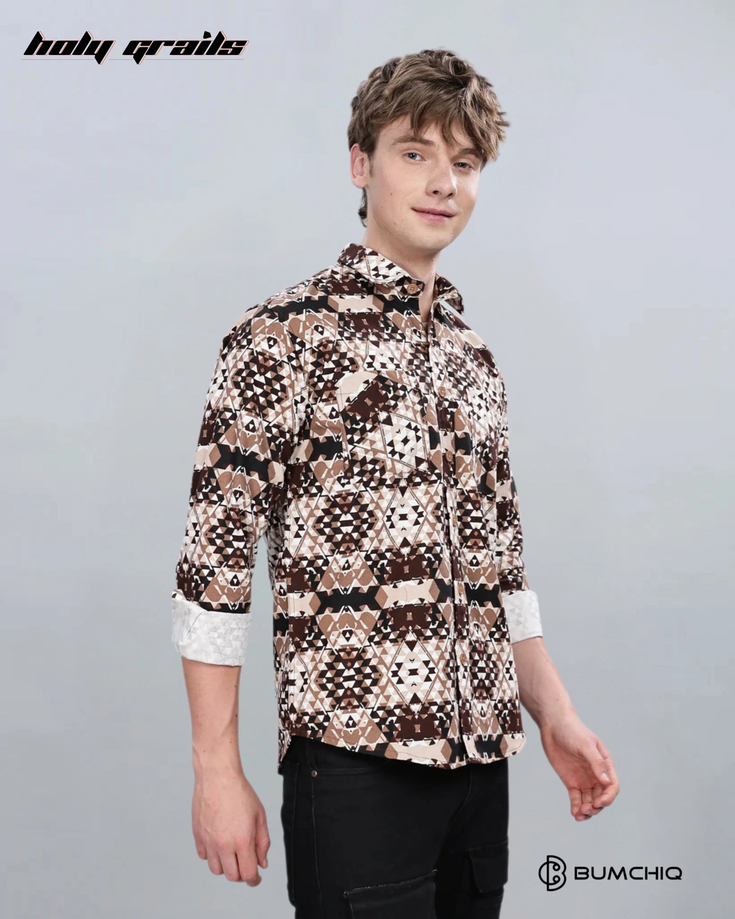 Cream Abstractix Overshirt HG x Bumchiq