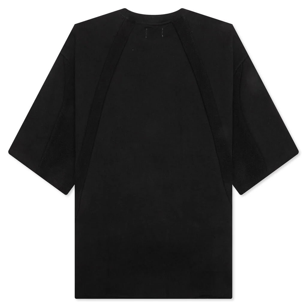 S S Panel Terry Jumper Black