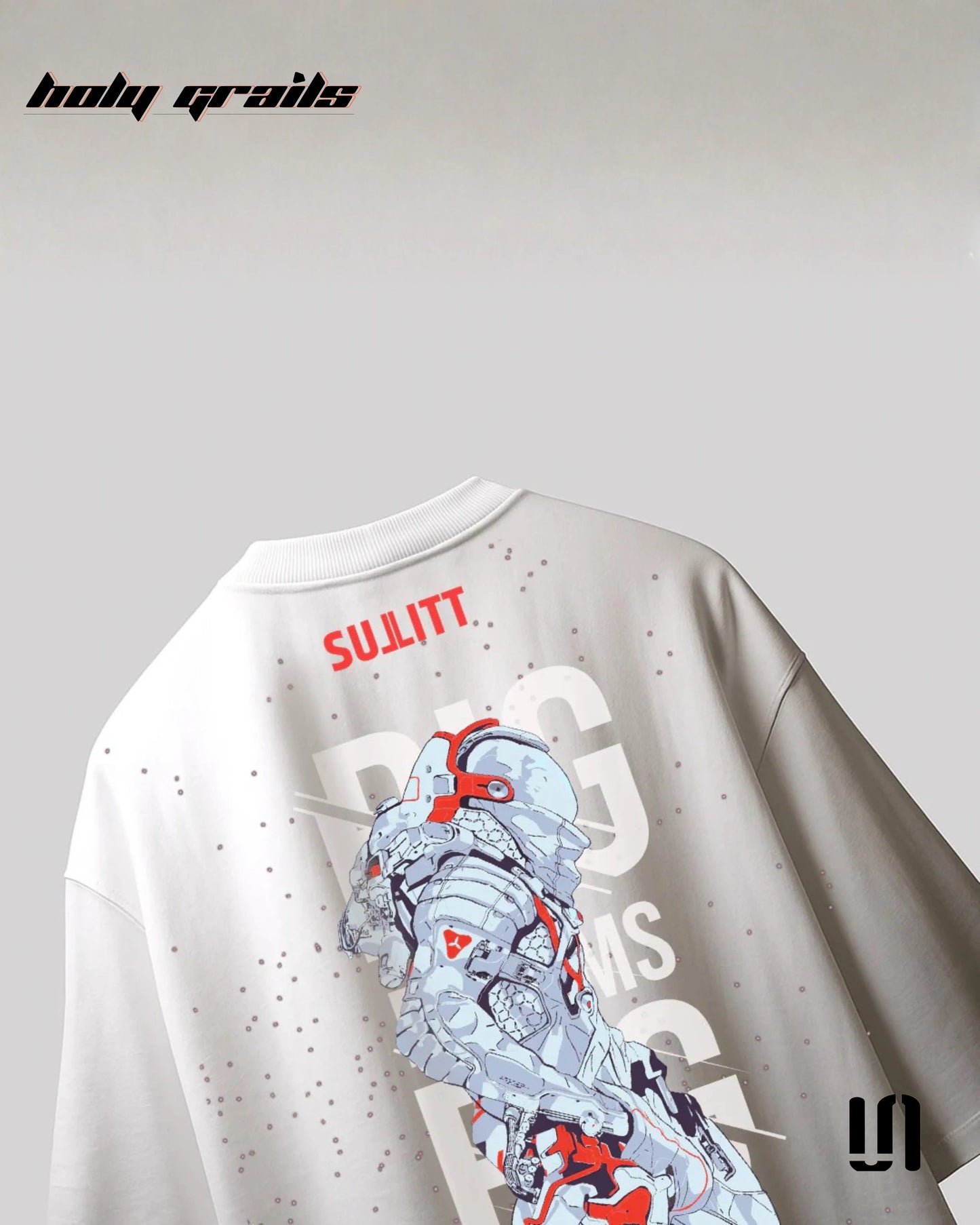Moon Walker White Oversized Tee HG x Sullitt