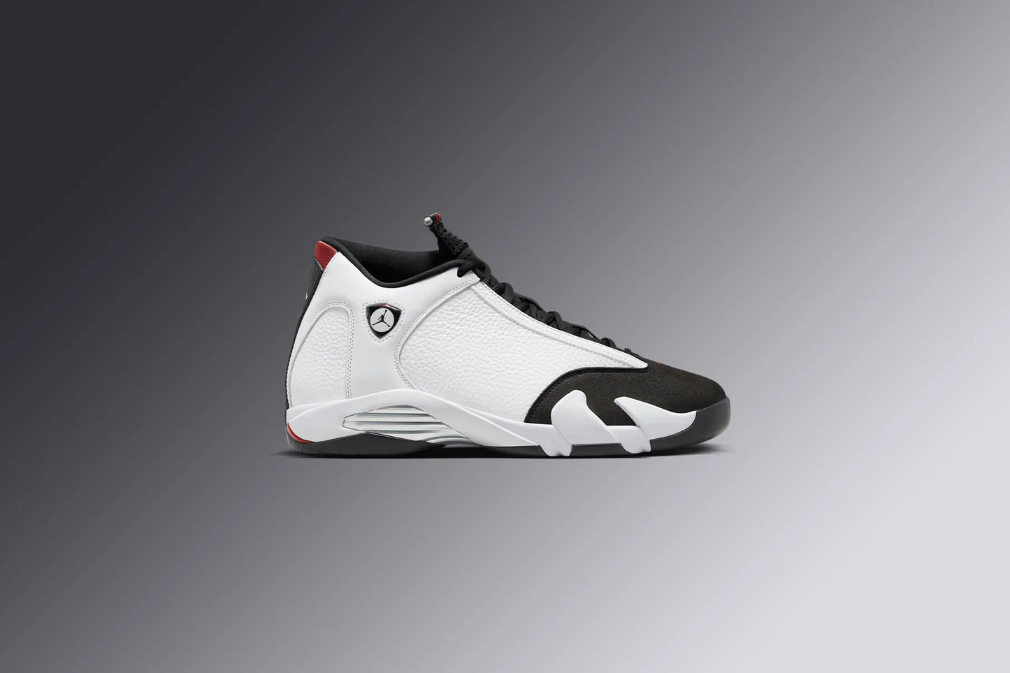 Air Jordan 14 Retro GS White Varsity Red Black Metallic Silver