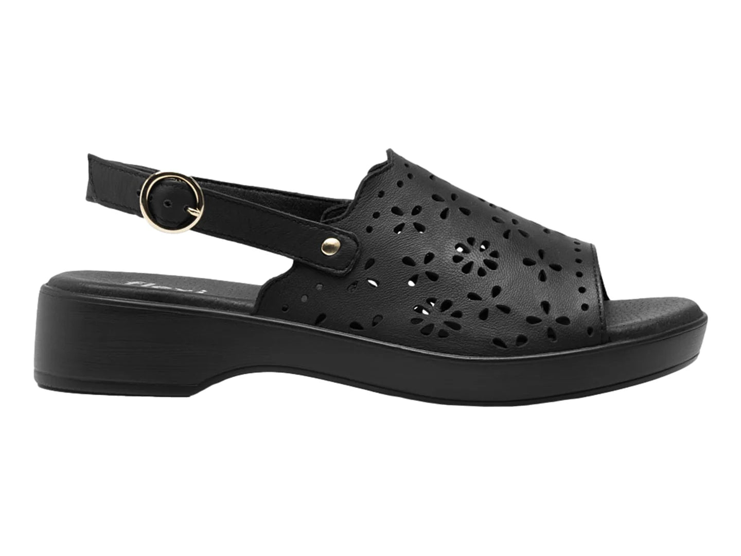 Sandalias Flexi Negro para Mujer